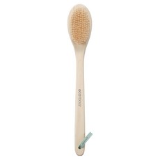 ecoTOOLS 鬃毛身體刷, 木質, 1個, 1入