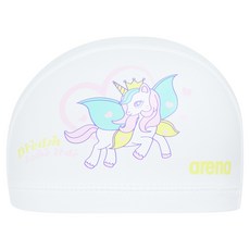 아레나 아동용 유니콘 실리코팅 수모 A6AC1AL52, WHITE, 1개