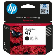 hp 惠普 NO.47 原廠墨水匣 6ZD21AA, 黑色, 1個