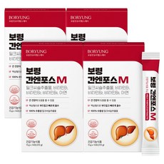 보령 간엔포스M 액상 밀크씨슬 간건강 실리마린 14p, 4개, 210g