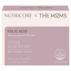 NUTRICORE The Mom's HYPACEL 活性葉酸 800, 1個, 30錠