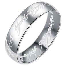 이츠굿텐 반지의 제왕 커플 패션 반지 4mm