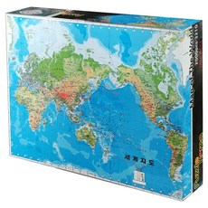 퍼즐코리아 세계지도 직소퍼즐, 혼합색상, 2000피스, 1개