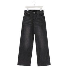 시크폭스 여성용 짧은/롱 기장 클레 와이드 데님팬츠 54DP1474