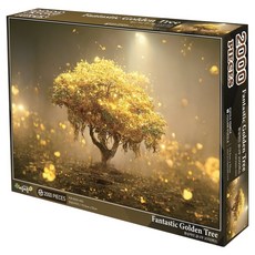 퍼즐피플 인테리어 환상적인 금나무 직소퍼즐, 혼합색상, 1개, 2000피스