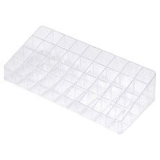 딜리 아크릴 립스틱 36구 정리대, 투명, 1개