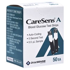 케어센스 A 혈당측정 검사지, 1개, 50개입