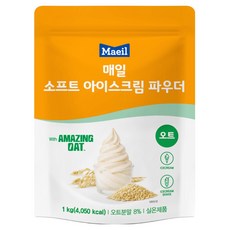 Maeil 每日乳業 燕麥軟冰淇淋粉, 1kg, 1個