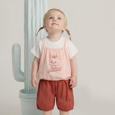 Milk Baby 西瓜大口吃松鼠居家服上下套裝
