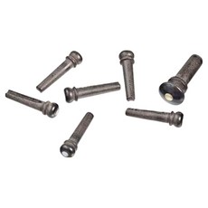 D'Addario 390202 吉他弦釘組 EBONY ABALON INLAY PWPS2, 1套