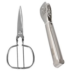 ZEUS Kitchenware HB 全不鏽鋼剪刀 + 鍋鏟夾 直線套組
