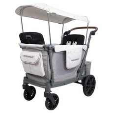 원더폴드 L2 유아 2인용 스트롤 웨건, 그레이