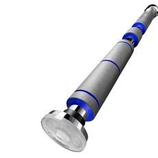 맥스펙 문틀 철봉 가정용 턱걸이 봉 강화형, 그레이