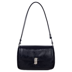 J.ESTINA 女款 JINO SM 斜揹包 JHNCHE5BS913BK980 + 購物袋, 黑色