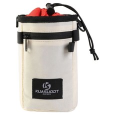 KUASUODT 크로스바이크 헤드튜브 라이딩 보온 슬링백, 아이보리, 1개