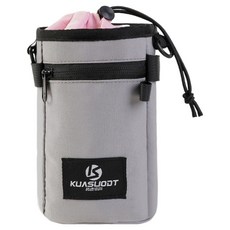 KUASUODT 크로스바이크 헤드튜브 라이딩 보온 슬링백, 그레이, 1개