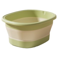 포유리빙 가정용 다용도 접이식 마사지 족욕기, 그린, 1개
