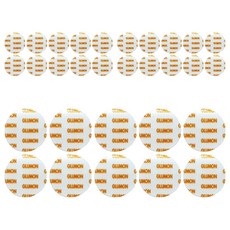 글루몬 초강력 실리콘 투명 클리어 겔 원형 양면테이프 45mm 10p, 3개