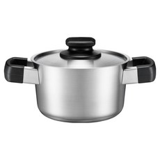 cookever IH Noir 電磁爐用不鏽鋼雙耳鍋, 混合色, 1個, 16cm