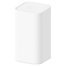 굿무드 원터치 면봉 이쑤시개 보관함 디스펜서, 화이트, 1개