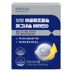 보령 해조 어골 칼슘 마그네슘 비타민D 아연 60g, 1개, 60정