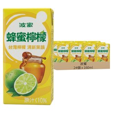 波蜜 蜂蜜檸檬, 24個, 160ml