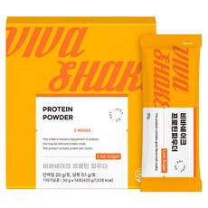 보령 비바쉐이크 프로틴 파우더 저당 단백질 쉐이크 14p, 420g, 1개