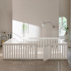 크림하우스 하이프리 베이비룸 140 x 200 cm, 화이트, 1개 화이트, 1개