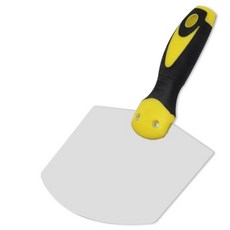 올커버 다용도 스테인리스 둥근 헤라 스크래퍼 일자형, 1개