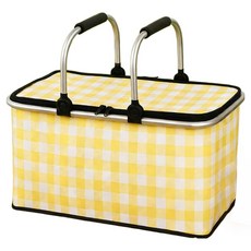 LUMION 露營野餐保溫保冷籃 大容量可折疊購物籃