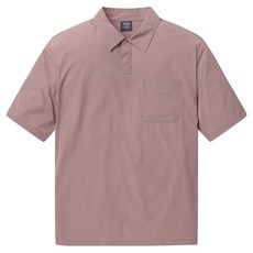 폴햄 남성용 쿨무브 우븐 카라형 반팔 티셔츠