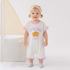 MilkBaby 파프리카롬퍼 점프수트 아기우주복