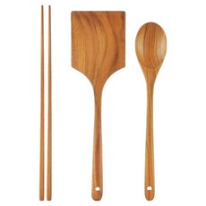 PAWIE 柚木廚具3件組 A款
