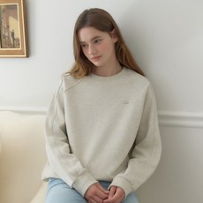 ourhope 女款剪裁線條拉格蘭棉質運動衫