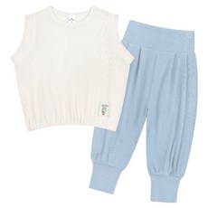 Milk Baby 新生兒用時尚小熊夏季居家服上下套裝