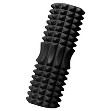 624C EVA 돌기형 마사지 폼롤러, 크레센트 블랙, 1개