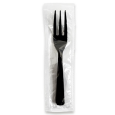 생활을그리다 일회용 미니 포크 블랙 12cm, 100개, 1개입