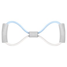 월드크린 스트레칭 튜빙 8자 밴드, 블루화이트, 1개