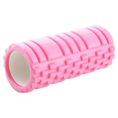 624C EVA 돌기형 마사지 폼롤러, 그리드 핑크, 1개