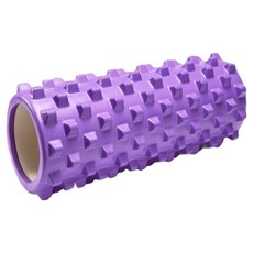 624C EVA 돌기형 마사지 폼롤러, 울프투스 퍼플, 1개