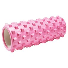 624C EVA 돌기형 마사지 폼롤러, 울프투스 핑크, 1개