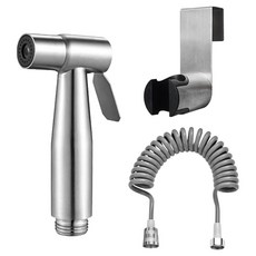 월드크린 욕실 청소 코일호스건 3m, 실버, 1개