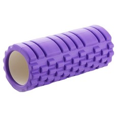 624C EVA 돌기형 마사지 폼롤러, 그리드 퍼플, 1개