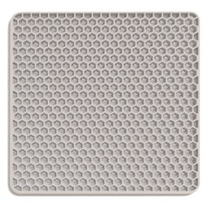 上手家居 矽膠摟空水槽墊/隔熱墊/瀝水墊/防滑墊, 灰色, 1個