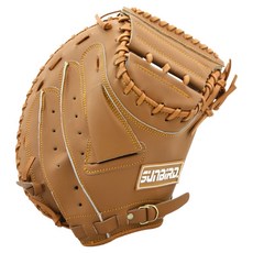 SUNBIRD 捕手手套 右投用 SBG4500, 1個, 棕褐色