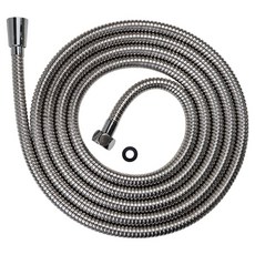 BK 스테인리스 샤워호스 투손16, 실버, 3m