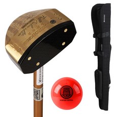 부쿠로혼마 4스타 풀 카본 파크골프채 B5FUCE06 850mm + 골프가방 블랙 + 골프볼, 90도, L