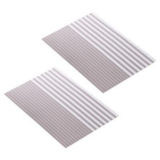 아메리칸로드 모던 줄무늬 서양식 테이블매트 HR2739, 제브라커피, 2개, 45 x 30 cm