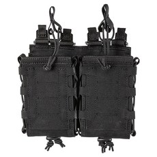 5.11 Tactical Flex 雙聯多口徑彈匣袋, 1個, 黑色