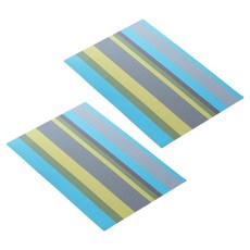 아메리칸로드 모던 줄무늬 서양식 테이블매트 HR2739, 스트라이프스카이블루, 2개, 45 x 30 cm